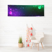 Mardi Gras Lila Hintergrund Banner (Insitu)