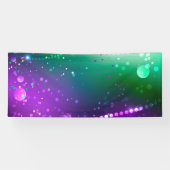 Mardi Gras Lila Hintergrund Banner (Horizontal)