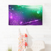 Mardi Gras Lila Hintergrund Banner (Insitu)