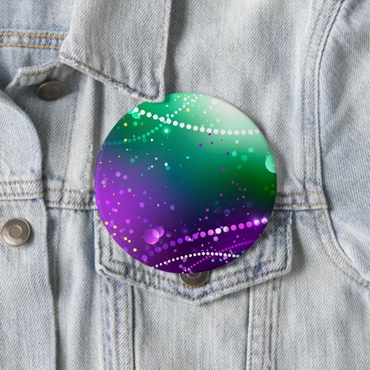 Mardi Gras Lila Hintergrund Button (Beispiel)