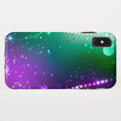 Mardi Gras Lila Hintergrund Case-Mate iPhone Hülle (Rückseite (Horizontal))