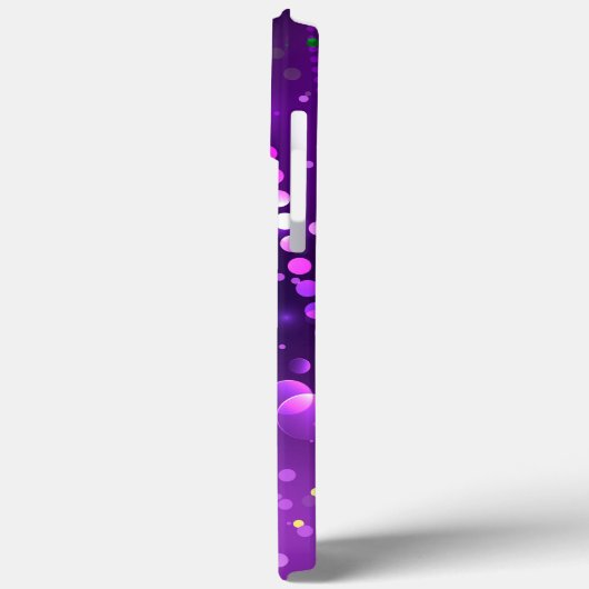 Mardi Gras Lila Hintergrund Case-Mate iPhone Hülle (Rückseite / Links)