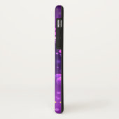 Mardi Gras Lila Hintergrund Case-Mate iPhone Hülle (Hinten/Links)