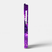 Mardi Gras Lila Hintergrund Case-Mate iPhone Hülle (Rückseite / Links)