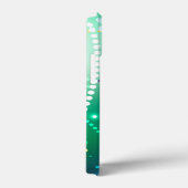 Mardi Gras Lila Hintergrund Case-Mate iPhone Hülle (Rückseite / Rechts)