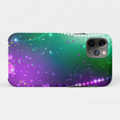 Mardi Gras Lila Hintergrund Case-Mate iPhone Hülle (Rückseite (Horizontal))