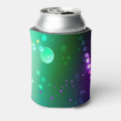 Mardi Gras Lila Hintergrund Dosenkühler (Kanne Rückseite)