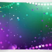 Mardi Gras Lila Hintergrund Dreifach Gefaltete Ankündigung (Innenseite Mitte)