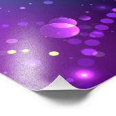 Mardi Gras Lila Hintergrund Fotodruck (Ecke)