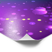 Mardi Gras Lila Hintergrund Fotodruck (Ecke)