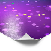 Mardi Gras Lila Hintergrund Fotodruck (Ecke)