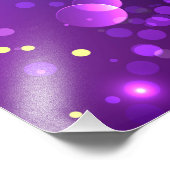 Mardi Gras Lila Hintergrund Fotodruck (Ecke)