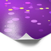 Mardi Gras Lila Hintergrund Fotodruck (Ecke)