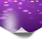 Mardi Gras Lila Hintergrund Fotodruck (Ecke)