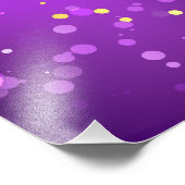 Mardi Gras Lila Hintergrund Fotodruck (Ecke)