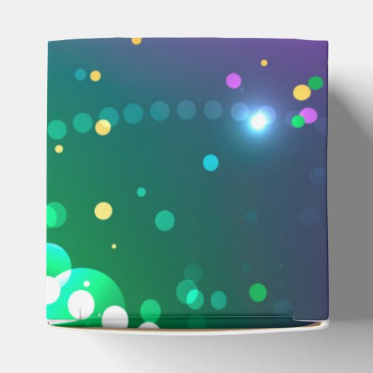 Mardi Gras Lila Hintergrund Geschenkschachtel (Oben)