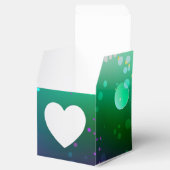 Mardi Gras Lila Hintergrund Geschenkschachtel (Geöffnet)