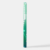 Mardi Gras Lila Hintergrund iPhone Hülle (Rechte Seite)