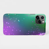 Mardi Gras Lila Hintergrund iPhone Hülle (Rückseite (Horizontal))