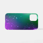 Mardi Gras Lila Hintergrund iPhone Hülle (Rückseite (Horizontal))