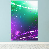 Mardi Gras Lila Hintergrund Leinwanddruck (Insitu (Holzboden))