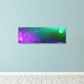 Mardi Gras Lila Hintergrund Leinwanddruck (Insitu (Holzboden))