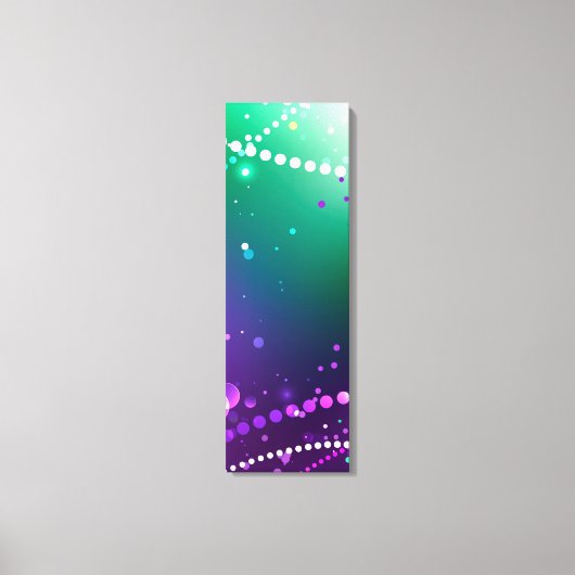 Mardi Gras Lila Hintergrund Leinwanddruck (Vorderseite)