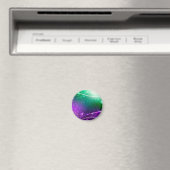 Mardi Gras Lila Hintergrund Magnet (In Situ (Geschirrspüler))
