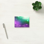 Mardi Gras Lila Hintergrund Post-it Klebezettel (Büro)