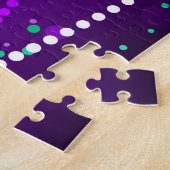 Mardi Gras Lila Hintergrund Puzzle (Seite)