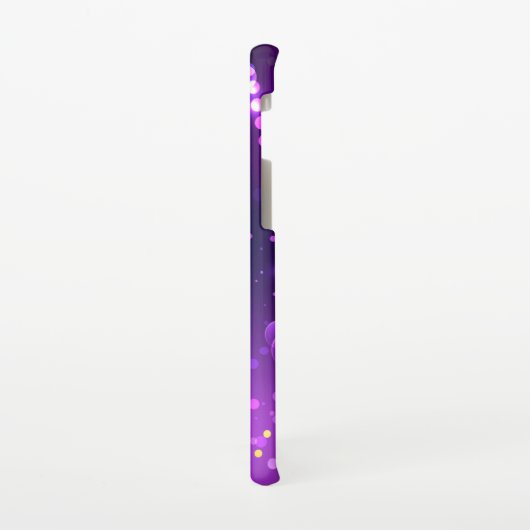 Mardi Gras Lila Hintergrund Samsung Galaxy Hülle (Linke Seite)