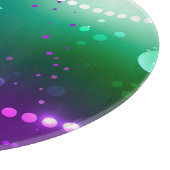 Mardi Gras Lila Hintergrund Schneidebrett (Ecke)