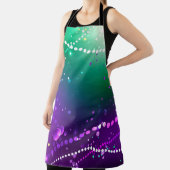 Mardi Gras Lila Hintergrund Schürze (InSitu)