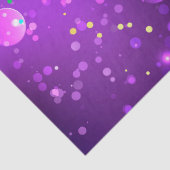 Mardi Gras Lila Hintergrund Seidenpapier (Detail)