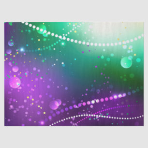 Mardi Gras Lila Hintergrund Seidenpapier