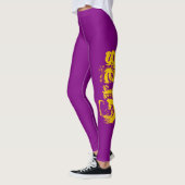 Mardi Gras Lila Mask Leggings (Links)