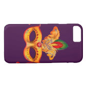 Mardi gras, lila Maskerade Case-Mate iPhone Hülle (Rückseite (Horizontal))