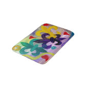 Mardi Gras Lilie Badewanne oder Küchenbodenmatte Badematte (Schrägansicht)