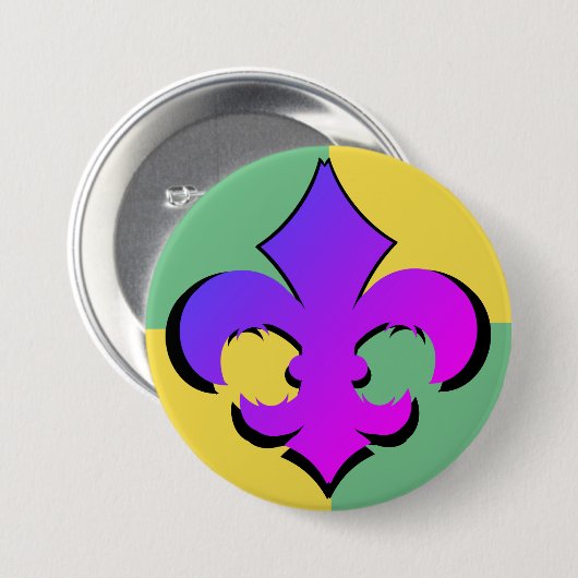 Mardi Gras | Lilie Buttons (Vorne & Hinten)
