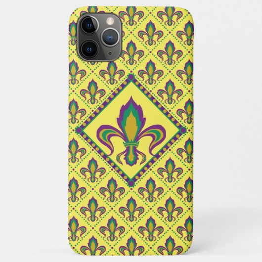 Mardi Gras Lilie Case-Mate iPhone Hülle (Rückseite)