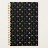 Mardi Gras Lilie Dark Vertical Planer (Vorderseite)