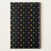 Mardi Gras Lilie Dark Vertical Planer (Rückseite)