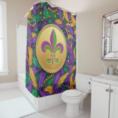 Mardi Gras Lilie Duschvorhang (Beispiel)