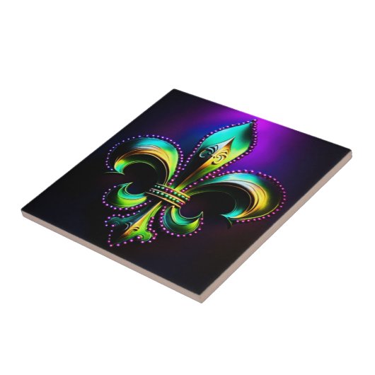 Mardi Gras Lilie Fliese (Seite)