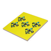 Mardi Gras Lilie Fliese (Seite)