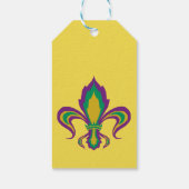 Mardi Gras Lilie Geschenkanhänger (Rückseite)