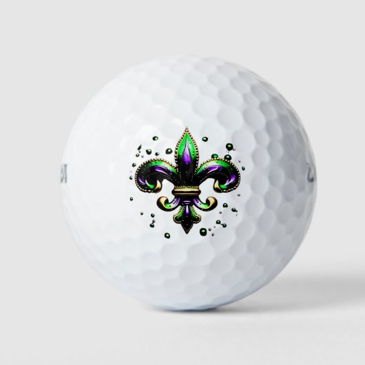 Mardi Gras Lilie Golfball (Vorderseite)