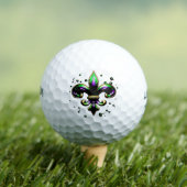 Mardi Gras Lilie Golfball (Insitu T-Shirt)