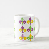 Mardi Gras Lilie Kaffeetasse (VorderseiteRechts)