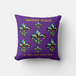 Mardi Gras Lilie Kissen